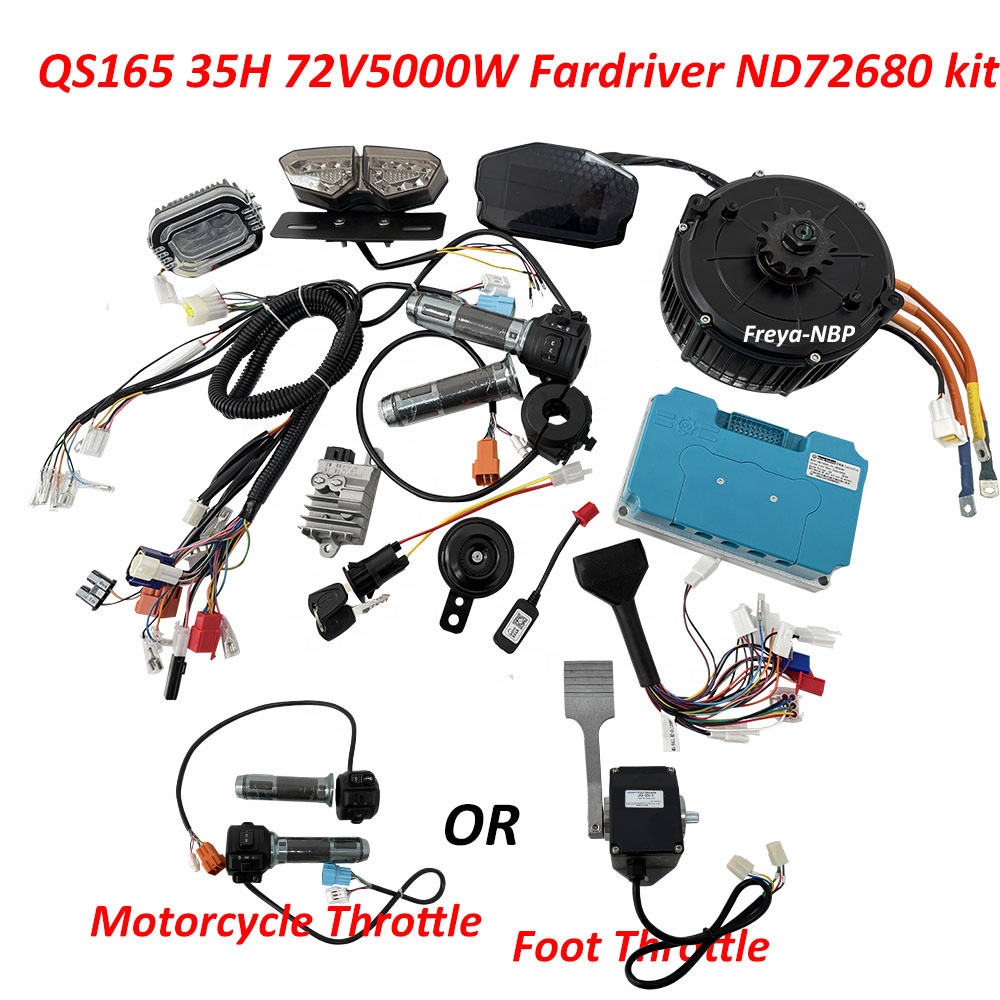 Motor QS QS165 5000W 72V 35H,  - Mid Drive Motor Kit 72V 5000W ulasan dan harga